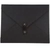New 🎉 JAM Paper Black 9.5" x 12" Button & String Tie Kraft Portfolio 🔥 -Jam Paper Shop D345602S 1