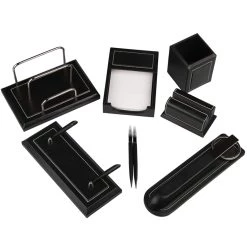 Coupon β JAM Paper Black Leather Office Supply Set β€οΈ