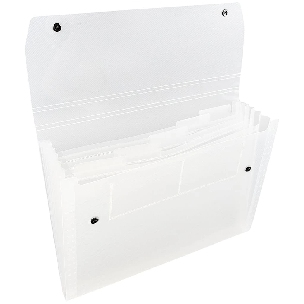 Cheap π JAM Paper 9" x 13" Clear Plastic Accordion Folder π 3 Cheap π JAM Paper 9" x 13" Clear Plastic Accordion Folder π