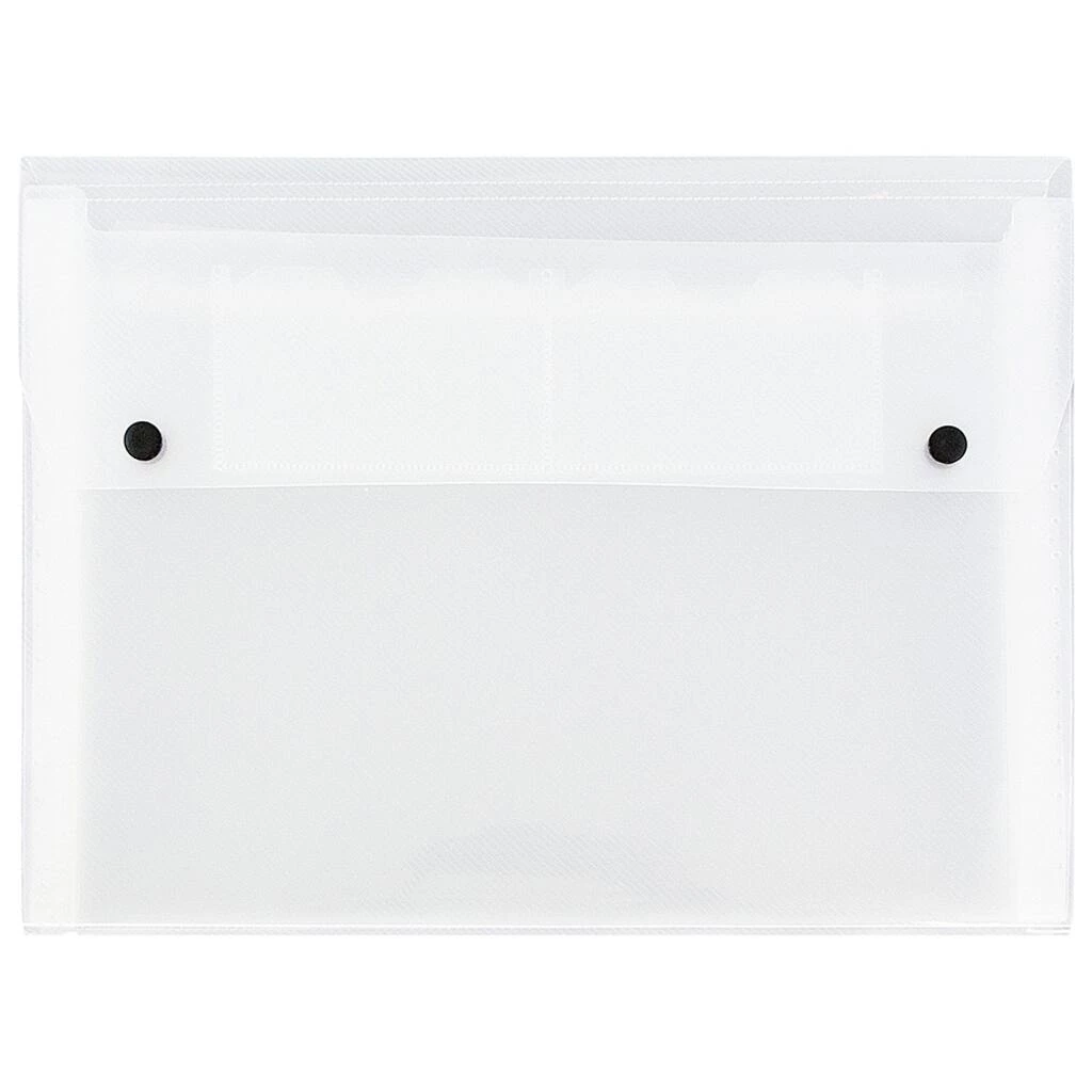 Cheap π JAM Paper 9" x 13" Clear Plastic Accordion Folder π 4 Cheap π JAM Paper 9" x 13" Clear Plastic Accordion Folder π - Image 2