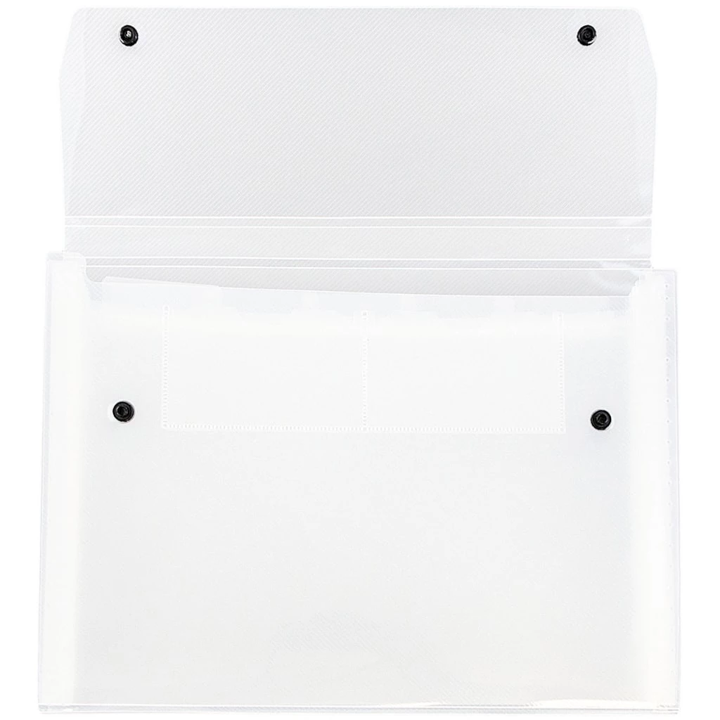 Cheap π JAM Paper 9" x 13" Clear Plastic Accordion Folder π 5 Cheap π JAM Paper 9" x 13" Clear Plastic Accordion Folder π - Image 3