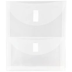Top 10 β€οΈ JAM Paper 9.75" x 11.5" Clear 2-Pocket Plastic Hook & Loop Closure Envelopes, 12ct. π