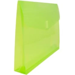 Promo 🛒 JAM Paper 9.75" x 13" Lime Green Plastic Hook & Loop Closure Envelopes, 12ct. 🤩 -Jam Paper Shop D345797S 3