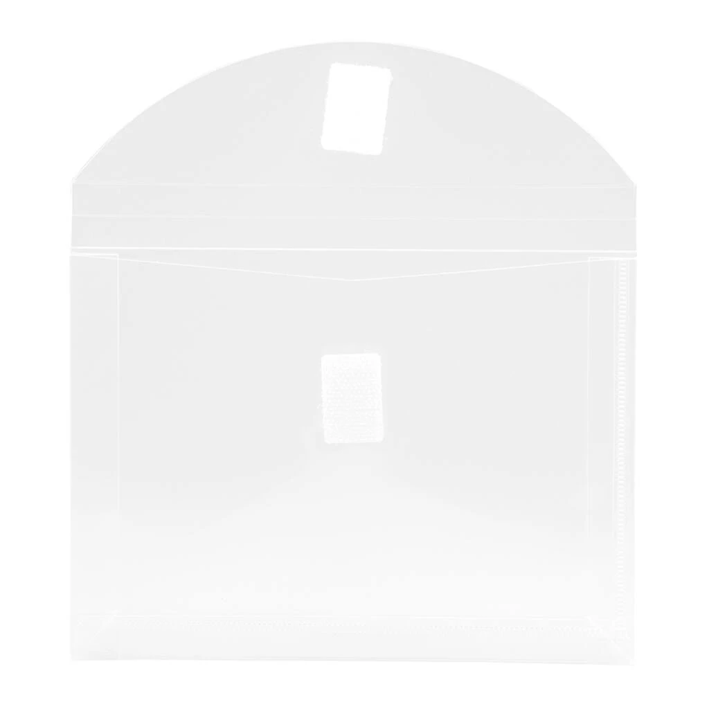 New π JAM Paper 5.5" x 7.5" Clear Plastic Hook & Loop Closure Envelopes, 12ct. π 4 New π JAM Paper 5.5" x 7.5" Clear Plastic Hook & Loop Closure Envelopes, 12ct. π - Image 2