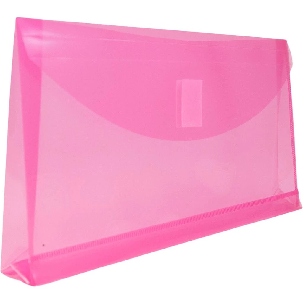 Top 10 π JAM Paper Fuchsia Pink Clear Pencil Pouches with Hook & Loop Closure, 12ct. π 5 Top 10 π JAM Paper Fuchsia Pink Clear Pencil Pouches with Hook & Loop Closure, 12ct. π - Image 3