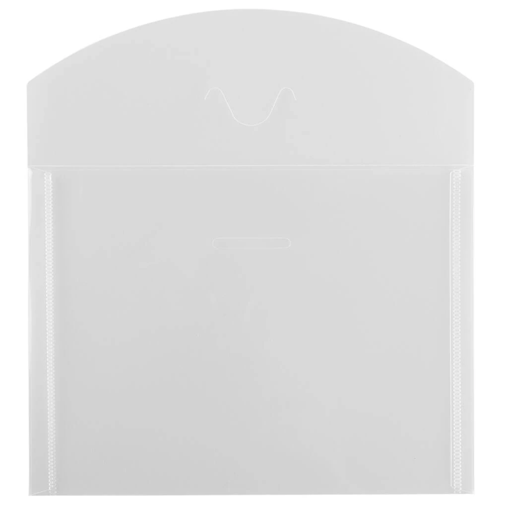 Hot Sale ⭐ JAM Paper 5.5" x 7.375" Clear Plastic Tuck Flap Closure Envelopes, 12ct. ✨ 4 Hot Sale ⭐ JAM Paper 5.5" x 7.375" Clear Plastic Tuck Flap Closure Envelopes, 12ct. ✨ - Image 2