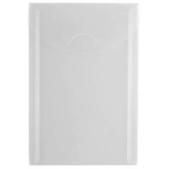 Cheapest 🛒 JAM Paper 4.125" x 6" Clear Plastic Tuck Flap Closure Envelopes, 12ct. 🥰