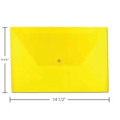 New 🤩 JAM Paper 9.8" x 14.5" Plastic Snap Closure Envelopes, 12ct. ❤️ -Jam Paper Shop D345885S 5