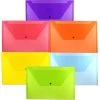 Cheapest 🤩 JAM Paper 9.75" x 14.5" Assorted Plastic Snap Closure Envelopes, 6ct. 🎉 -Jam Paper Shop D345894S 1