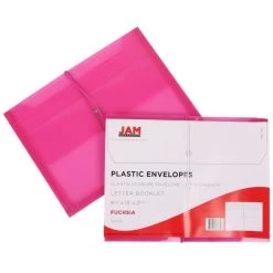 Buy 🤩 JAM Paper 9.75" x 13" Plastic Elastic Band Closure Expansion Envelopes, 12ct. ✨ -Jam Paper Shop D345897S 4
