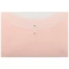 Wholesale 🤩 JAM Paper Two-Tone Light Pink Button & String Tie 9.75" x 13" Booklet Envelope, 12ct. 💯 -Jam Paper Shop D345928S 1