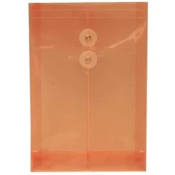 Best Sale 🥰 JAM Paper 6.25" x 9.25" Button & String Tie Closure Plastic Envelopes, 12ct. 💯