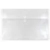 Cheap 👏 JAM Paper 12" x 18" Clear Plastic Button & String Tie Closure Envelopes, 12ct. 🥰 -Jam Paper Shop D346003S 1