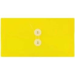 Buy 🔔 JAM Paper #10 Plastic Envelopes with Button & String Tie Closure, 12ct. 🔥