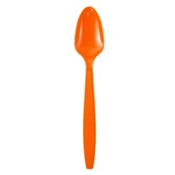 Best Sale ✨ JAM Paper Orange Plastic Spoons, 100ct. ⌛