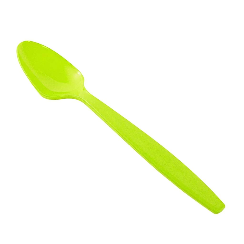 Wholesale β JAM Paper Lime Green Plastic Spoons, 100ct. π 5 Wholesale β JAM Paper Lime Green Plastic Spoons, 100ct. π - Image 3