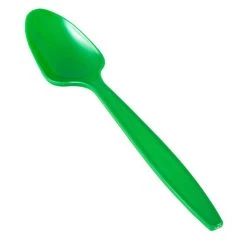 Buy 🧨 JAM Paper Green Big Party Pack Plastic Disposable Spoons, 100ct. 😉 -Jam Paper Shop D346278S 3