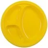 Best Pirce 😉 JAM Paper 10.25" Yellow Divided Plastic Party Plates, 20ct. 💯 -Jam Paper Shop D346291S 1
