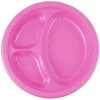 Flash Sale 🌟 JAM Paper 10.25" Hot Pink Divided Plastic Party Plates, 20ct. 🎁 -Jam Paper Shop D346297S 1