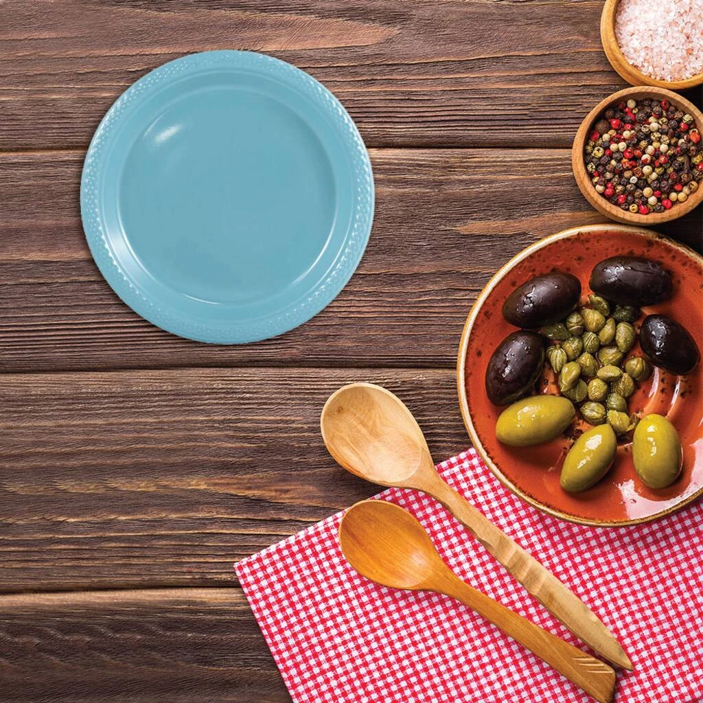 Discount π JAM Paper 7" Sea Blue Plastic Party Plates, 20ct. π₯ 6 Discount π JAM Paper 7" Sea Blue Plastic Party Plates, 20ct. π₯ - Image 4