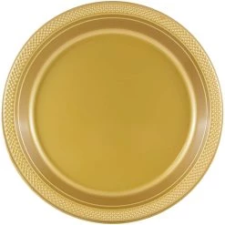 Best reviews of ✨ JAM Paper 7" Gold Plastic Party Plates, 20ct. 🎉