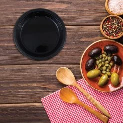 Outlet 𧨠JAM Paper 7" Black Plastic Party Plates, 20ct. π 9 Outlet 𧨠JAM Paper 7" Black Plastic Party Plates, 20ct. π -Jam Paper Shop D346319S 4