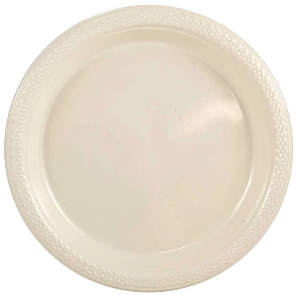Hot Sale βοΈ JAM Paper 7" Ivory Plastic Party Plates, 20ct. π₯ 3 Hot Sale βοΈ JAM Paper 7" Ivory Plastic Party Plates, 20ct. π₯