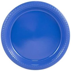 Wholesale ⭐ JAM Paper 7" Blue Plastic Party Plates, 20ct. 🧨