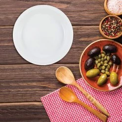 Budget 🌟 JAM Paper 9" White Plastic Party Plates, 20ct. 🤩 -Jam Paper Shop D346324S 4