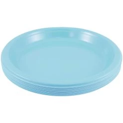 Best Pirce 😍 JAM Paper 9" Sea Blue Plastic Party Plates, 20ct. ⭐