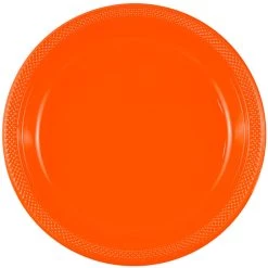 Cheapest 👍 JAM Paper 9" Orange Plastic Party Plates, 20ct. ⌛