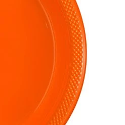 Cheapest 👍 JAM Paper 9" Orange Plastic Party Plates, 20ct. ⌛ -Jam Paper Shop D346329S 3