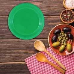 Wholesale 😉 JAM Paper 9" Green Plastic Party Plates, 20ct. 😀 -Jam Paper Shop D346331S 4