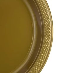 Wholesale 🔔 JAM Paper 9" Gold Plastic Party Plates, 20ct. 🌟 -Jam Paper Shop D346333S 3