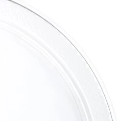 Best Sale 🔥 JAM Paper 9" Clear Plastic Party Plates, 20ct. 🌟 -Jam Paper Shop D346335S 4