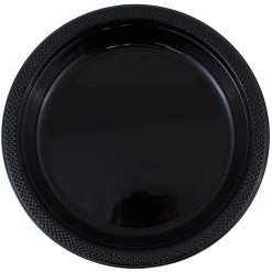 Best Pirce 🌟 JAM Paper 9" Black Plastic Party Plates, 20ct. ✔️