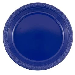 Budget 🎁 JAM Paper 10.25" Royal Blue Plastic Party Plates, 20ct. ⭐