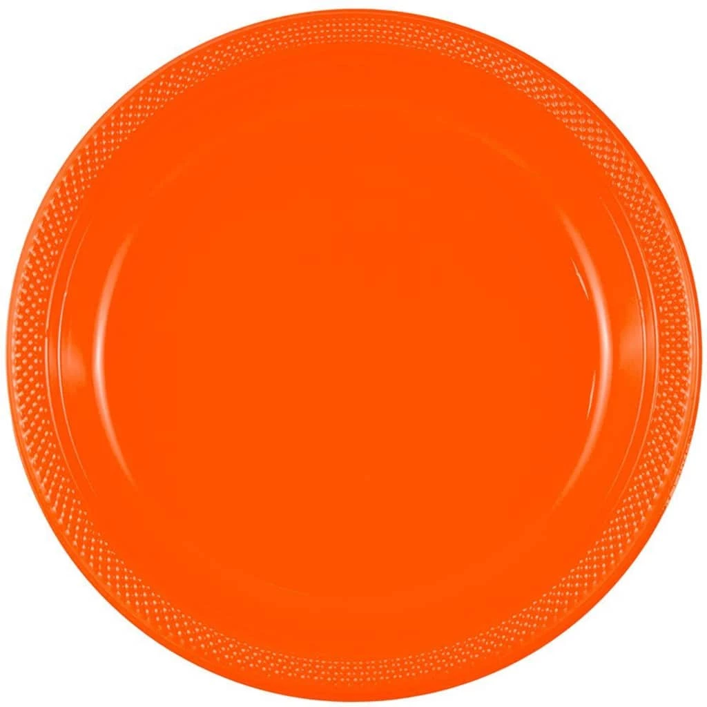 Budget π JAM Paper 10.25" Orange Plastic Party Plates, 20ct. β¨ 3 Budget π JAM Paper 10.25" Orange Plastic Party Plates, 20ct. β¨