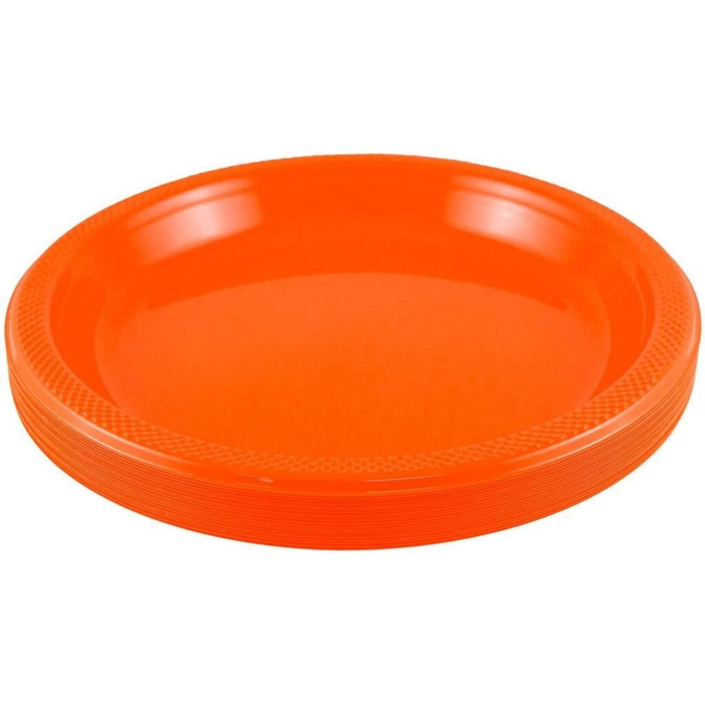 Budget π JAM Paper 10.25" Orange Plastic Party Plates, 20ct. β¨ 4 Budget π JAM Paper 10.25" Orange Plastic Party Plates, 20ct. β¨ - Image 2