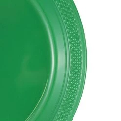 Wholesale 👏 JAM Paper 10.25" Green Plastic Party Plates, 20ct. 🛒 -Jam Paper Shop D346348S 3