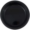 New 🛒 JAM Paper 10.25" Black Plastic Party Plates, 20ct. 👍 -Jam Paper Shop D346351S 1