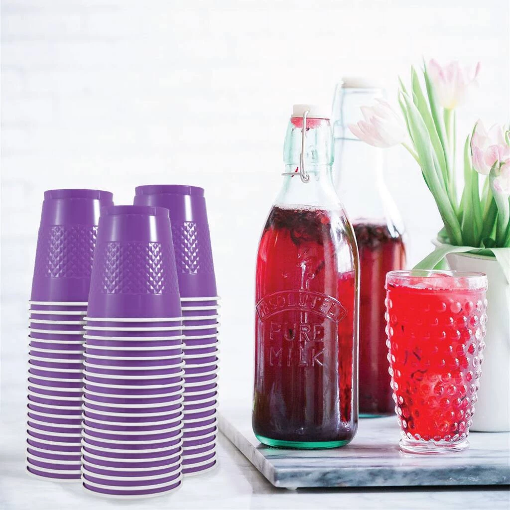 Best deal π€© JAM Paper 12oz. Purple Plastic Party Cups, 20ct. π 5 Best deal π€© JAM Paper 12oz. Purple Plastic Party Cups, 20ct. π - Image 3
