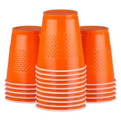 Coupon βοΈ JAM Paper 12oz. Orange Plastic Party Cups, 20ct. π