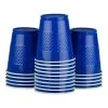 Best Sale 🌟 JAM Paper 12oz. Blue Plastic Party Cups, 20ct. 😉 -Jam Paper Shop D346376S 1