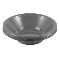 Buy 🎉 JAM Paper 7" Silver Plastic Bowls, 20ct. 🤩 -Jam Paper Shop D346393S 3