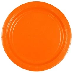 Budget 🎉 JAM Paper 7" Orange Paper Party Plates, 50ct. 🎁