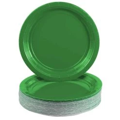 Flash Sale 🥰 JAM Paper 7" Green Paper Party Plates, 50ct. 😉 -Jam Paper Shop D346415S 3