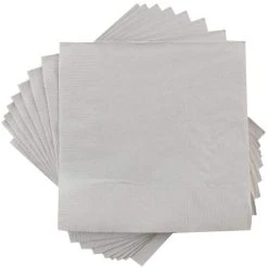 Brand new π JAM Paper Silver Medium Lunch Napkins, 100ct. π