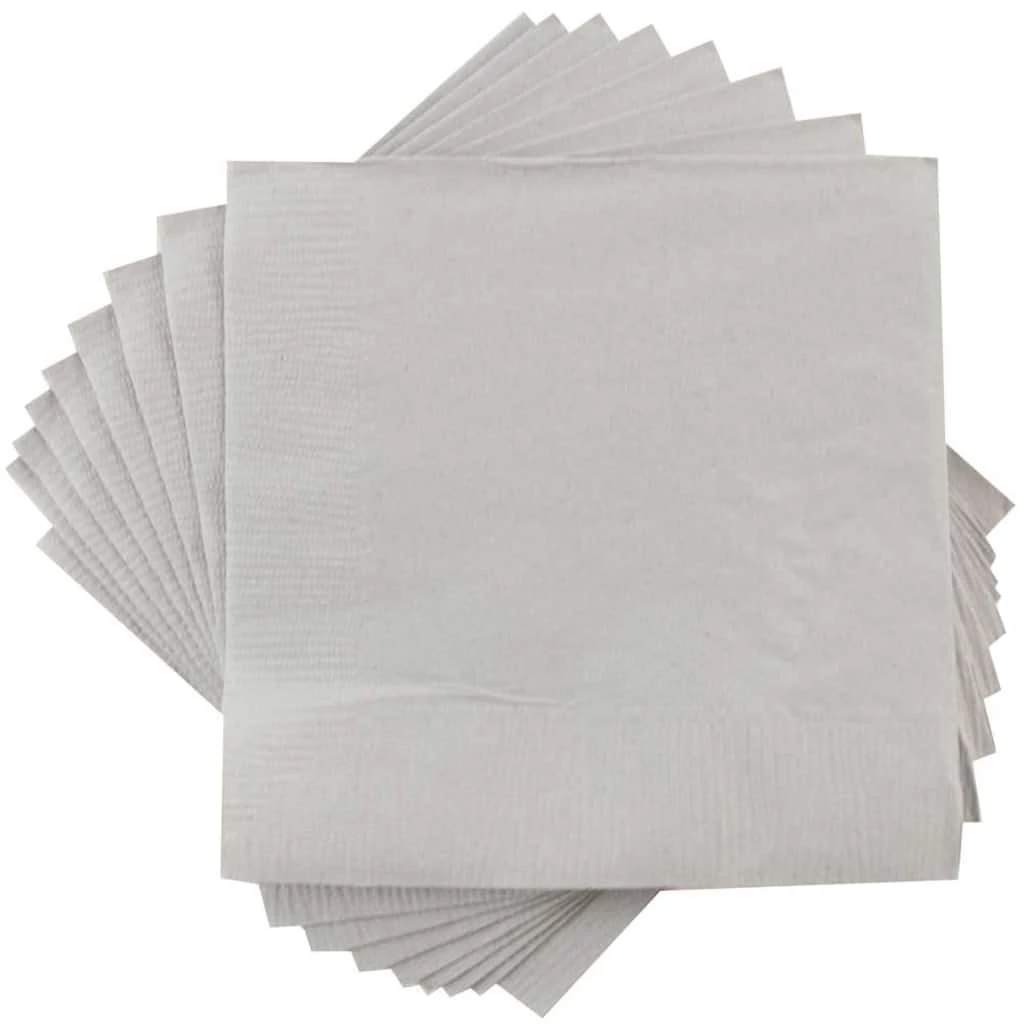 Brand new π JAM Paper Silver Medium Lunch Napkins, 100ct. π 3 Brand new π JAM Paper Silver Medium Lunch Napkins, 100ct. π