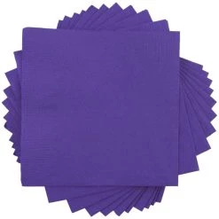 Budget β€οΈ JAM Paper Purple Medium Lunch Napkins, 100ct. π